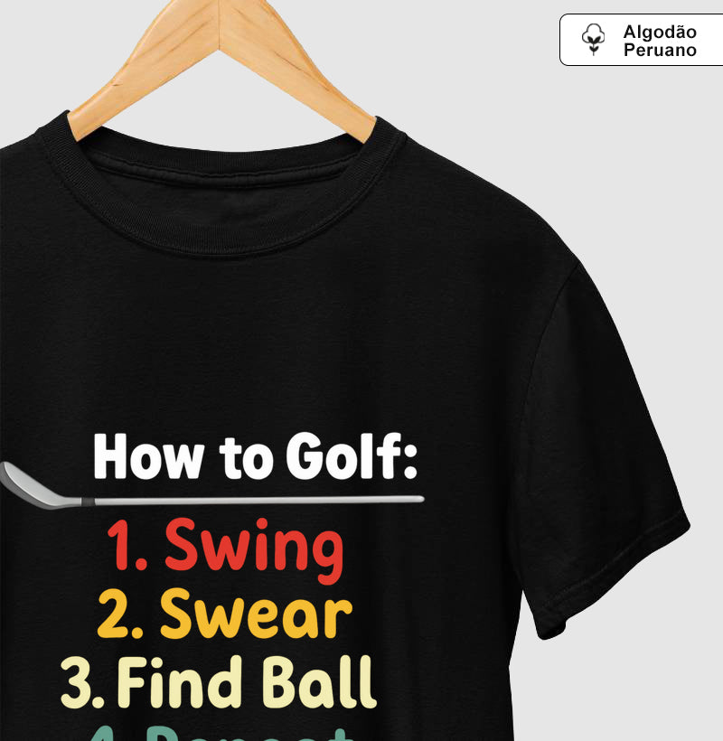 Camiseta How to Golf