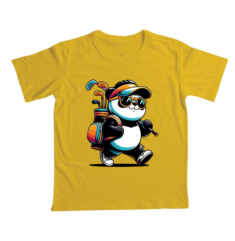 Camiseta Golfe com Panda