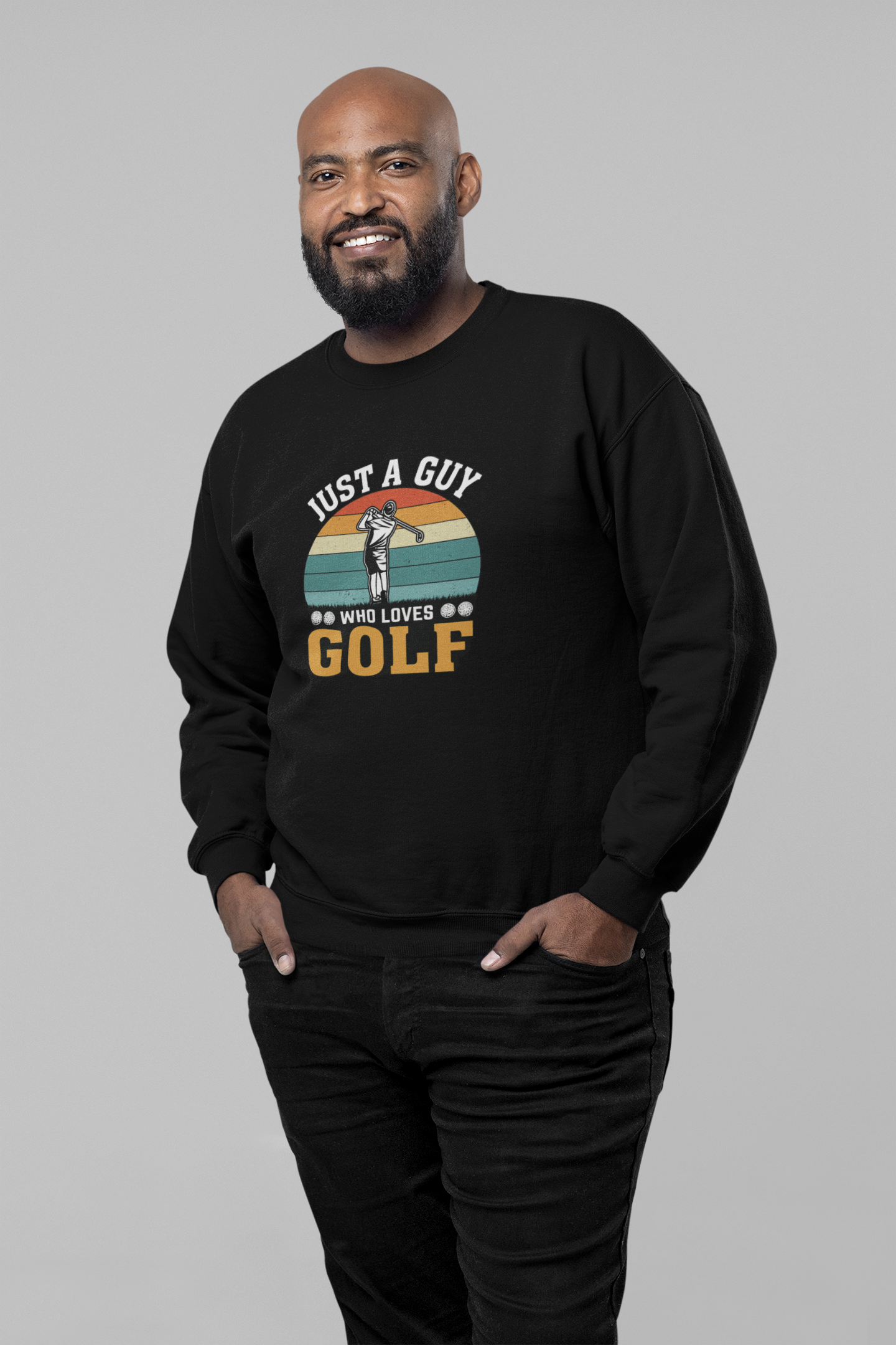 mockup-of-a-bald-man-wearing-a-sweatshirt-with-customizable-sleeves-at-a-studio-m28802.png
