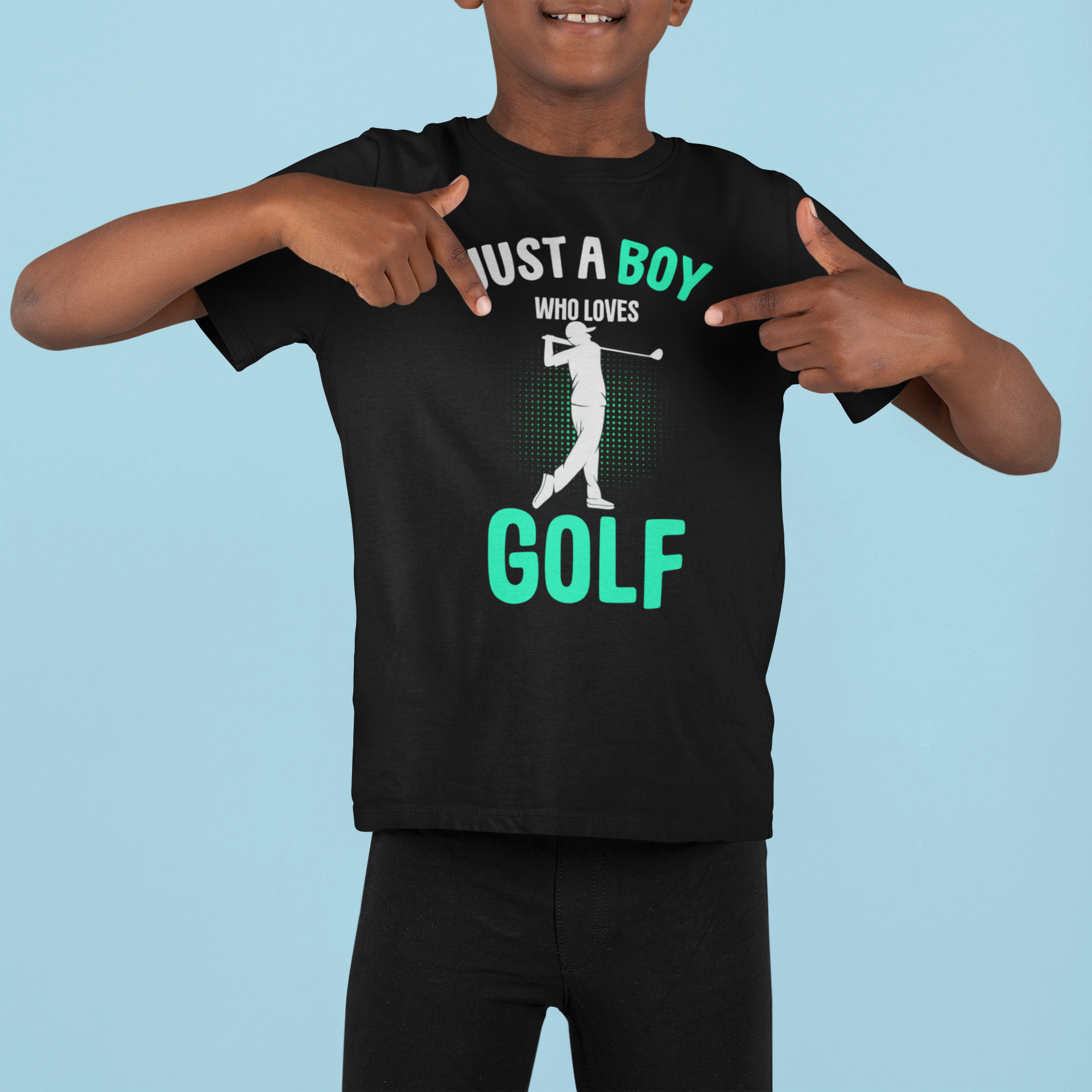 mockup-of-a-boy-at-a-studio-pointing-at-his-customizable-t-shirt-m855.png