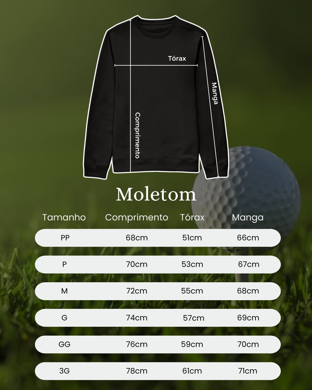 Moletom Crawl Walk Golf